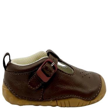 STARTRITE BOYS H FIT BUCKLE PREWALKER - BROWN
